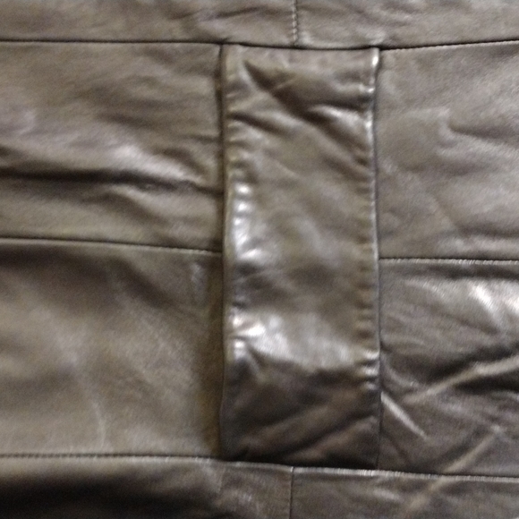 Anne Kline genuine lambskin trench coat. SzL-XL - Picture 11 of 17